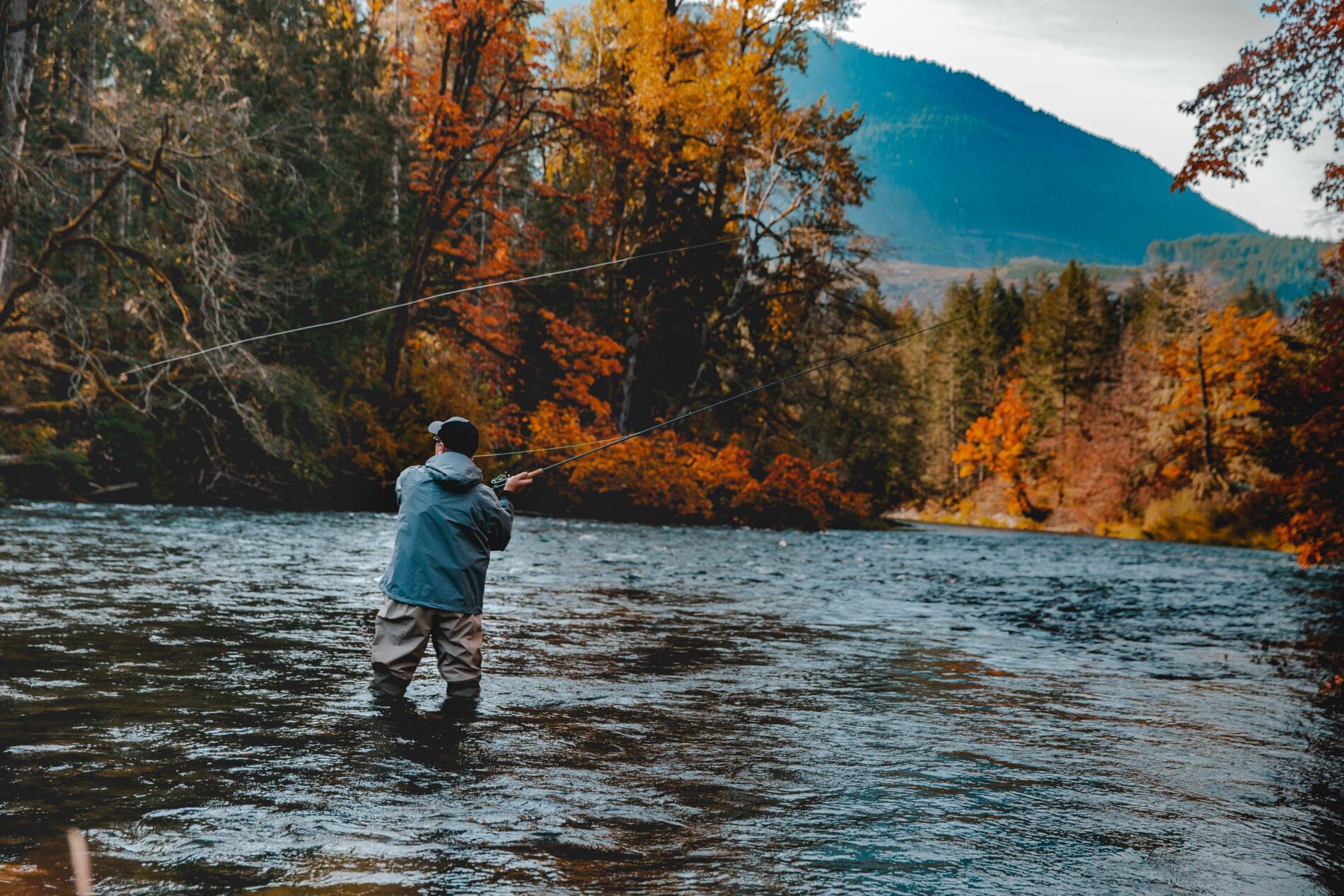 The Cowichan River has some of the best fly fishing in Canada.